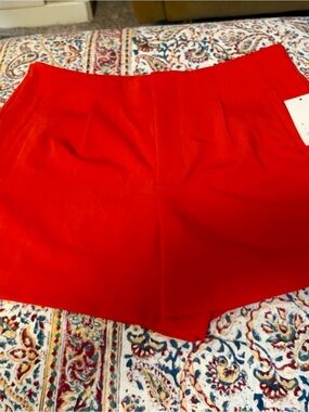 A New Day Red High-Waist Tailored Women’s Shorts